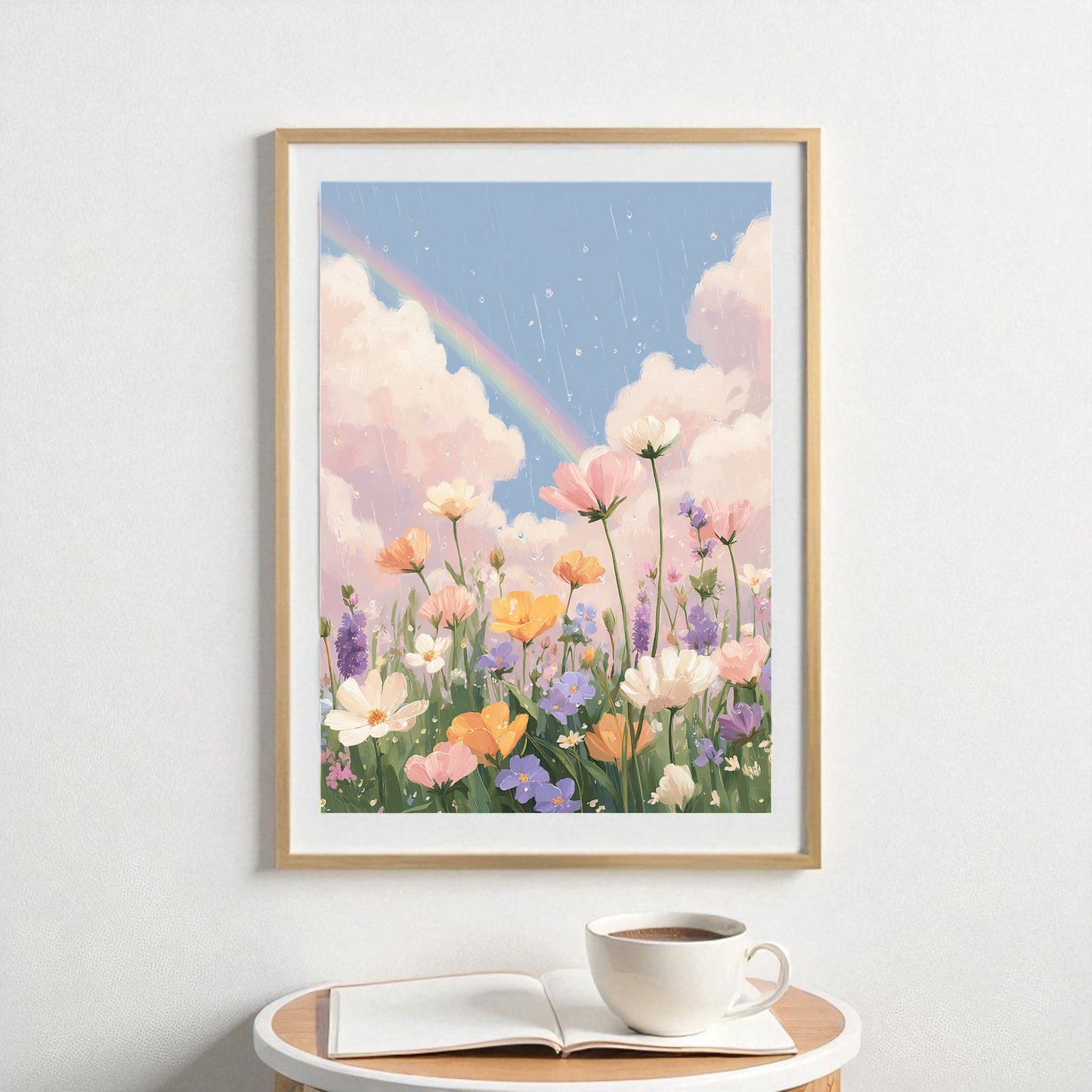 Rainbow Meadow – Printable Poster