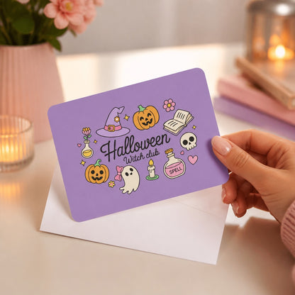Halloween Witch Club PNG SVG