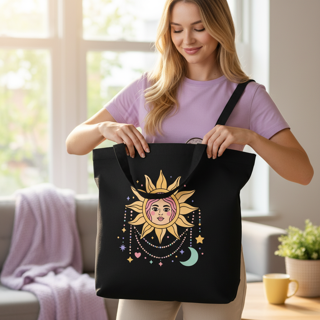 Cute Celestial Sun PNG SVG