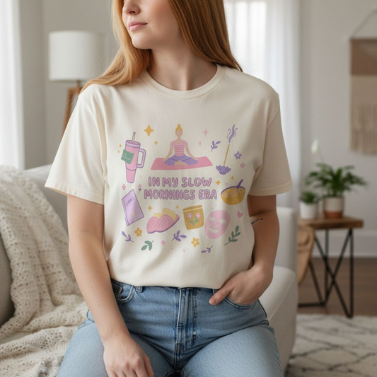 Slow Mornings Era Tee