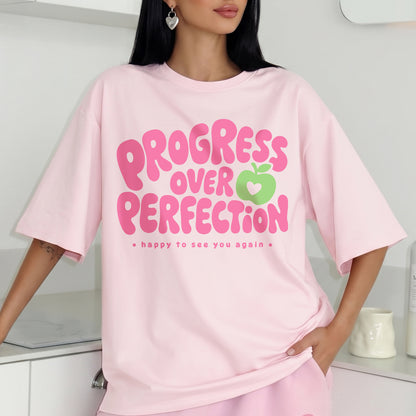 Progress Over Perfection PNG SVG, Teacher Appreciation Design, Back To School Sublimation