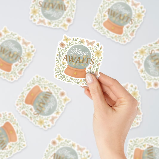 Crystal Ball Sticker - Magic Awaits