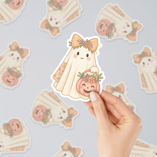 Ghost Bow Sticker