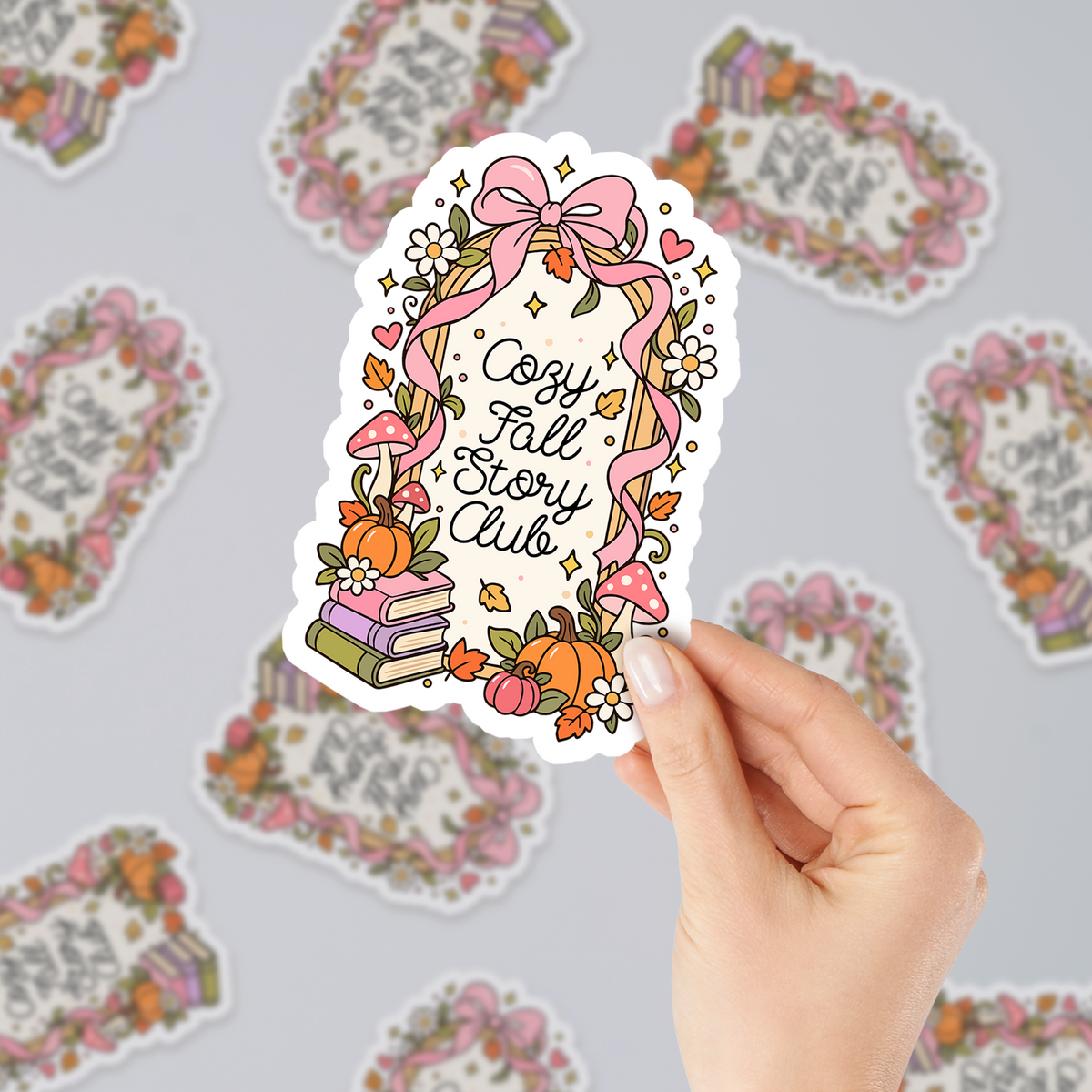 Cozy Fall Story Club PNG SVG