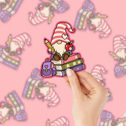 Cute Back to School Gnome PNG SVG