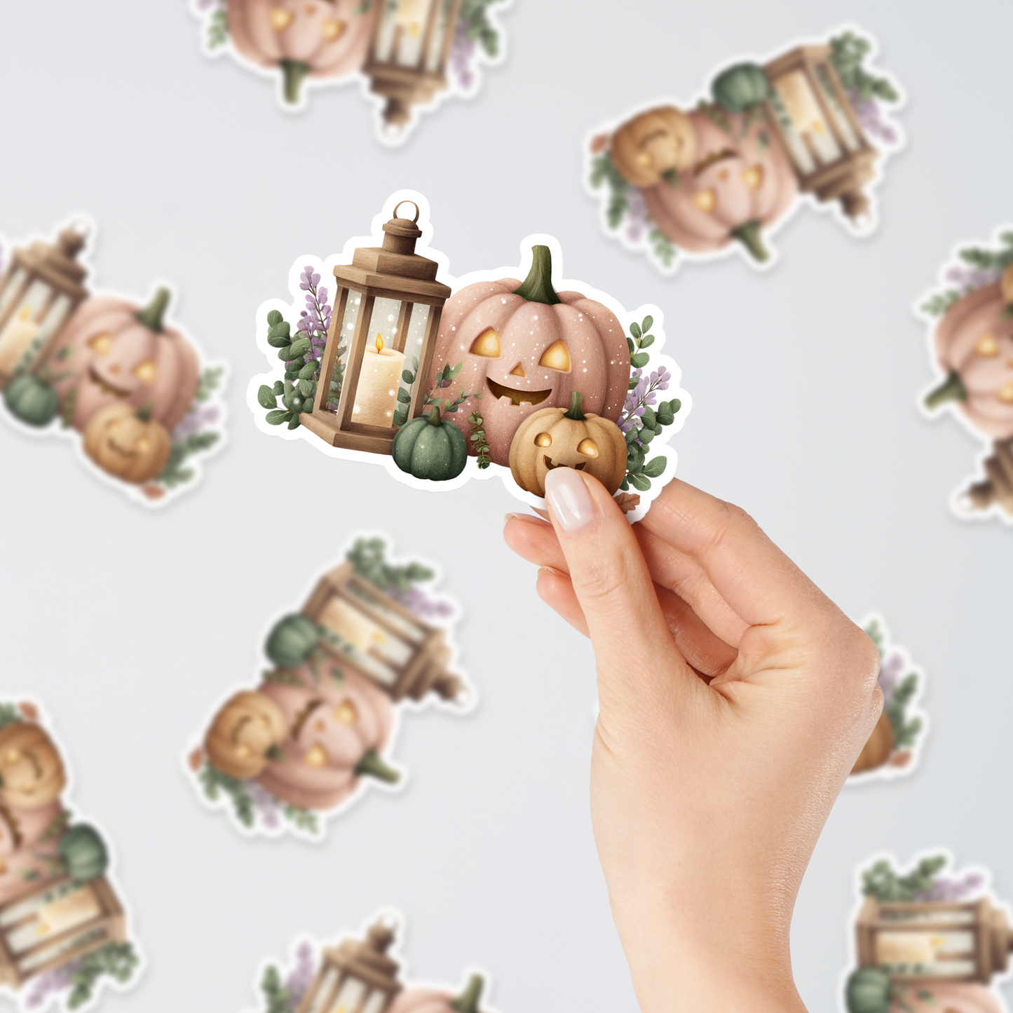 Cute Pumpkins Halloween Sticker