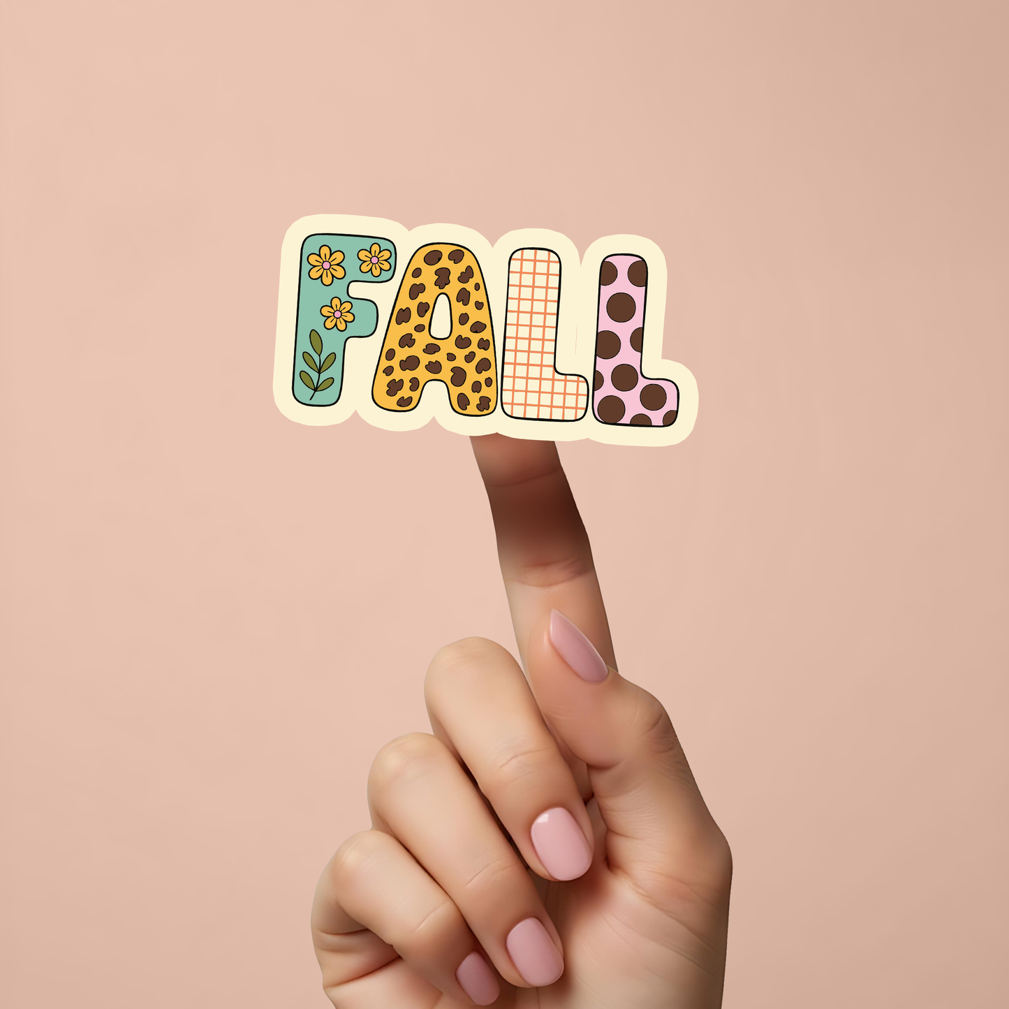 Fall PNG SVG Trendy Autumn Patchwork Design