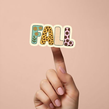 Fall PNG SVG Trendy Autumn Patchwork Design
