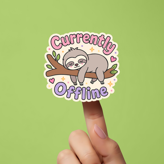 Lazy Sloth Currently Offline PNG SVG