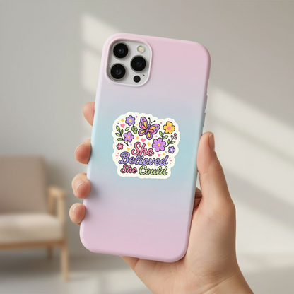 She Believed She Could PNG SVG design