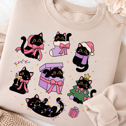 Merry Little Catmas Club SVG PNG Bundle