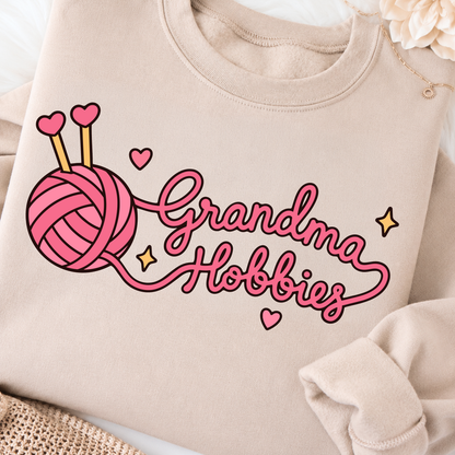 Crafty Grandma Hobbies PNG SVG