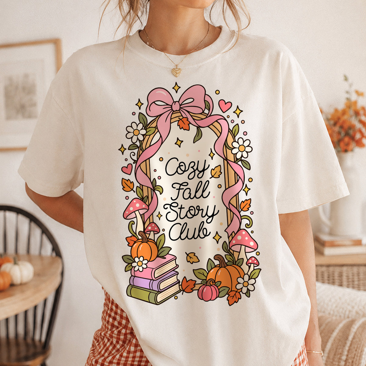 Cozy Fall Story Club PNG SVG