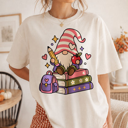 Cute Back to School Gnome PNG SVG