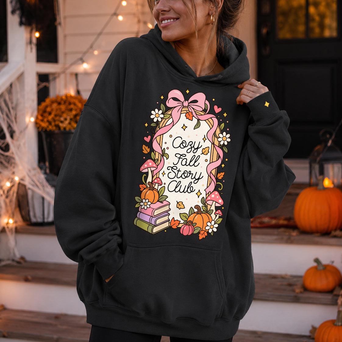 Cozy Fall Story Club PNG SVG