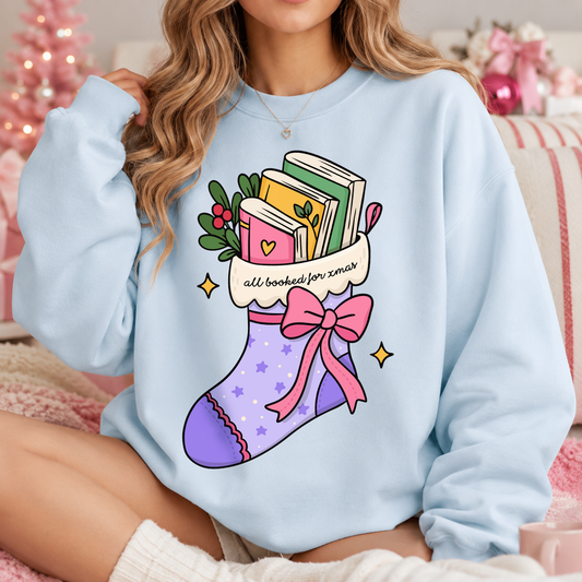 All Booked for Xmas SVG PNG