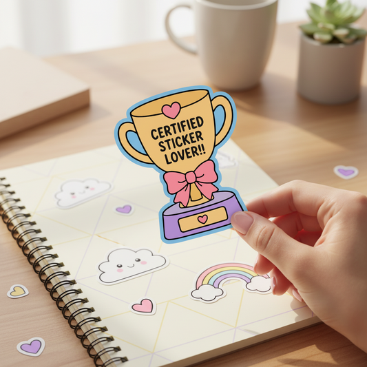 Certified Sticker Lover SVG PNG