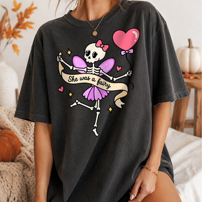 She Was a Fairy Skeleton SVG & PNG