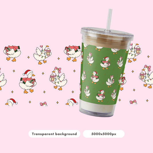 Merry Goosemas Reading Club Pattern