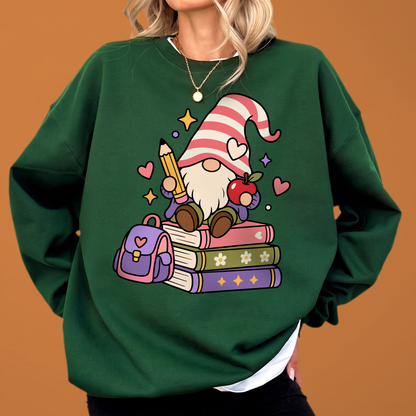 Cute Back to School Gnome PNG SVG