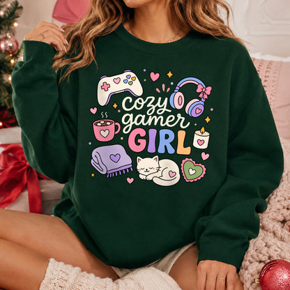 Cozy Gamer Girl SVG & PNG