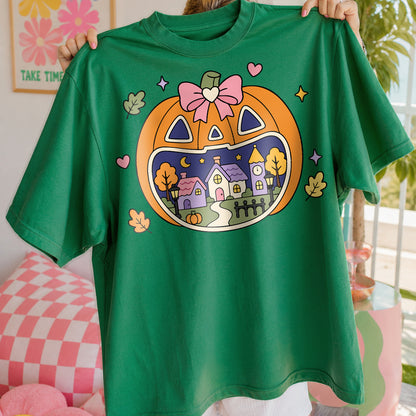 Halloween Village PNG SVG