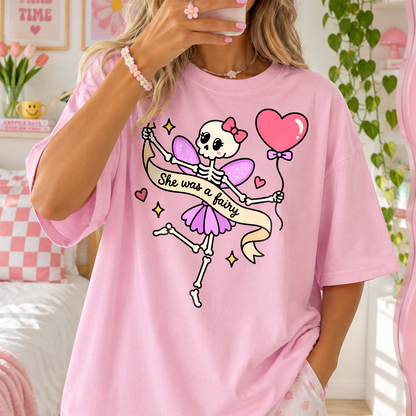 She Was a Fairy Skeleton SVG & PNG