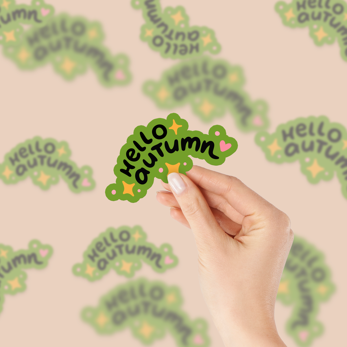 Hello Autumn Book Basket SVG PNG