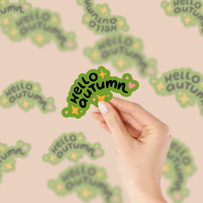 Hello Autumn Book Basket SVG PNG
