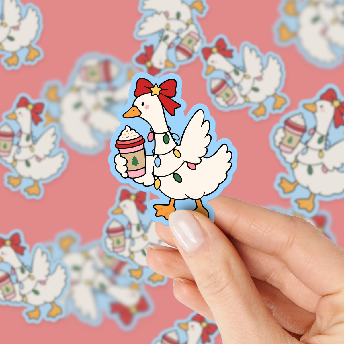 Merry Goosemas Trio SVG PNG