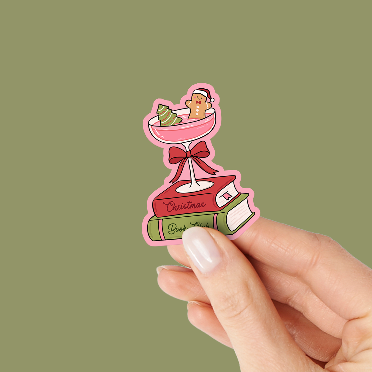Merry Little Christmas Book Club SVG PNG