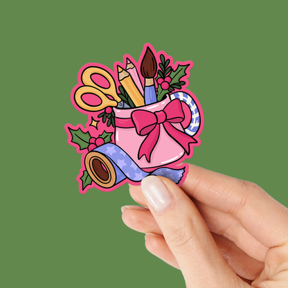 The Crafty Christmas Club Duo SVG PNG