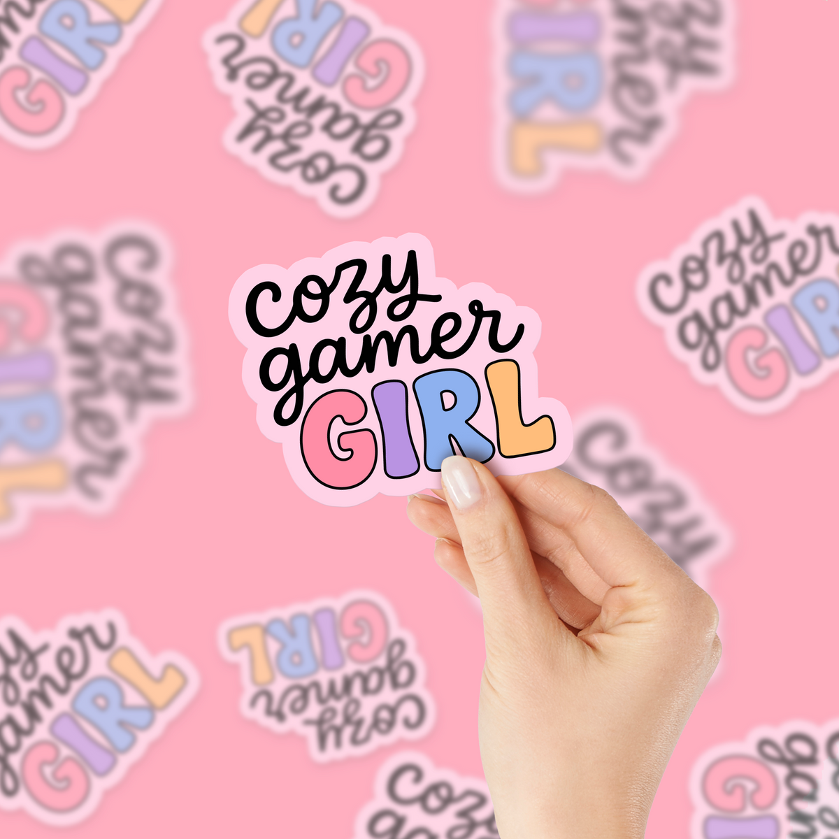 Cozy Gamer Girl SVG & PNG