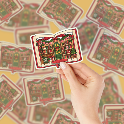 Christmas Bookshop SVG PNG