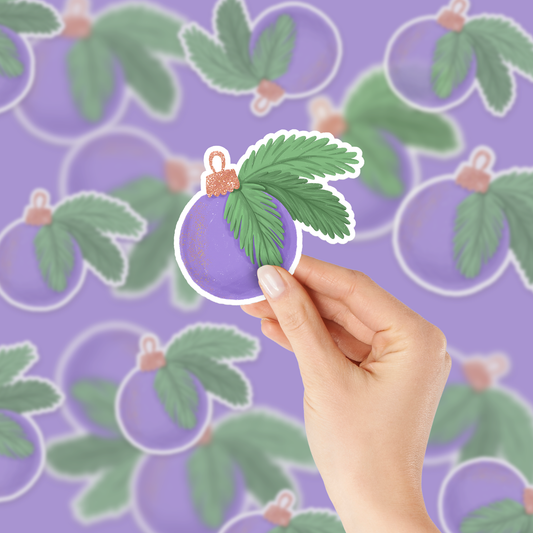 Lavender Coquette Christmas Clipart PNG Bundle