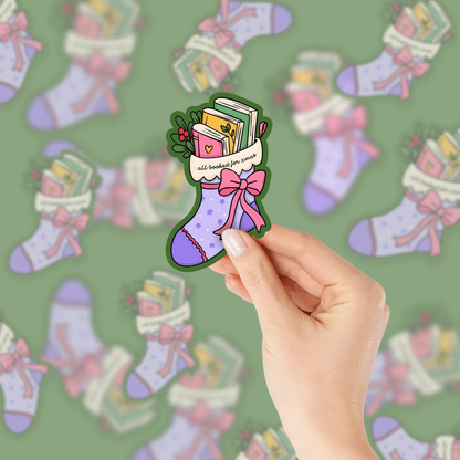 All Booked for Xmas SVG PNG