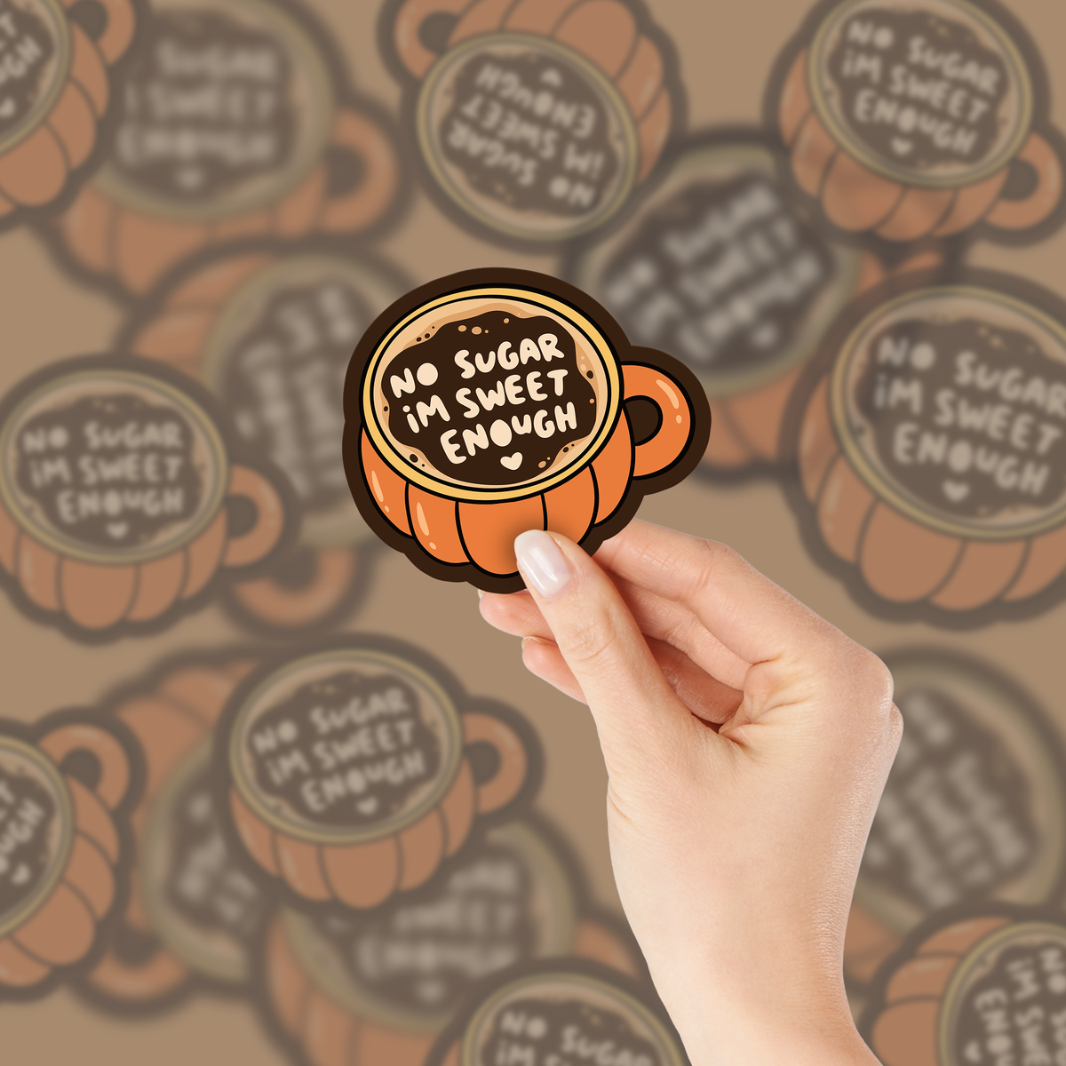 No Sugar I’m Sweet Enough SVG PNG