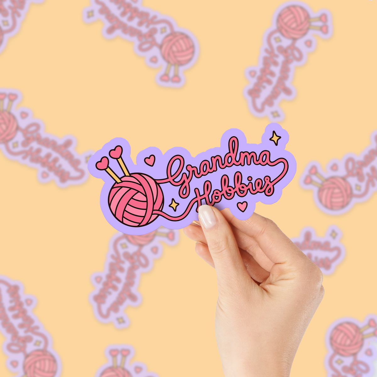 Crafty Grandma Hobbies PNG SVG