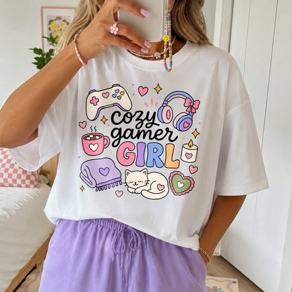 Cozy Gamer Girl SVG & PNG