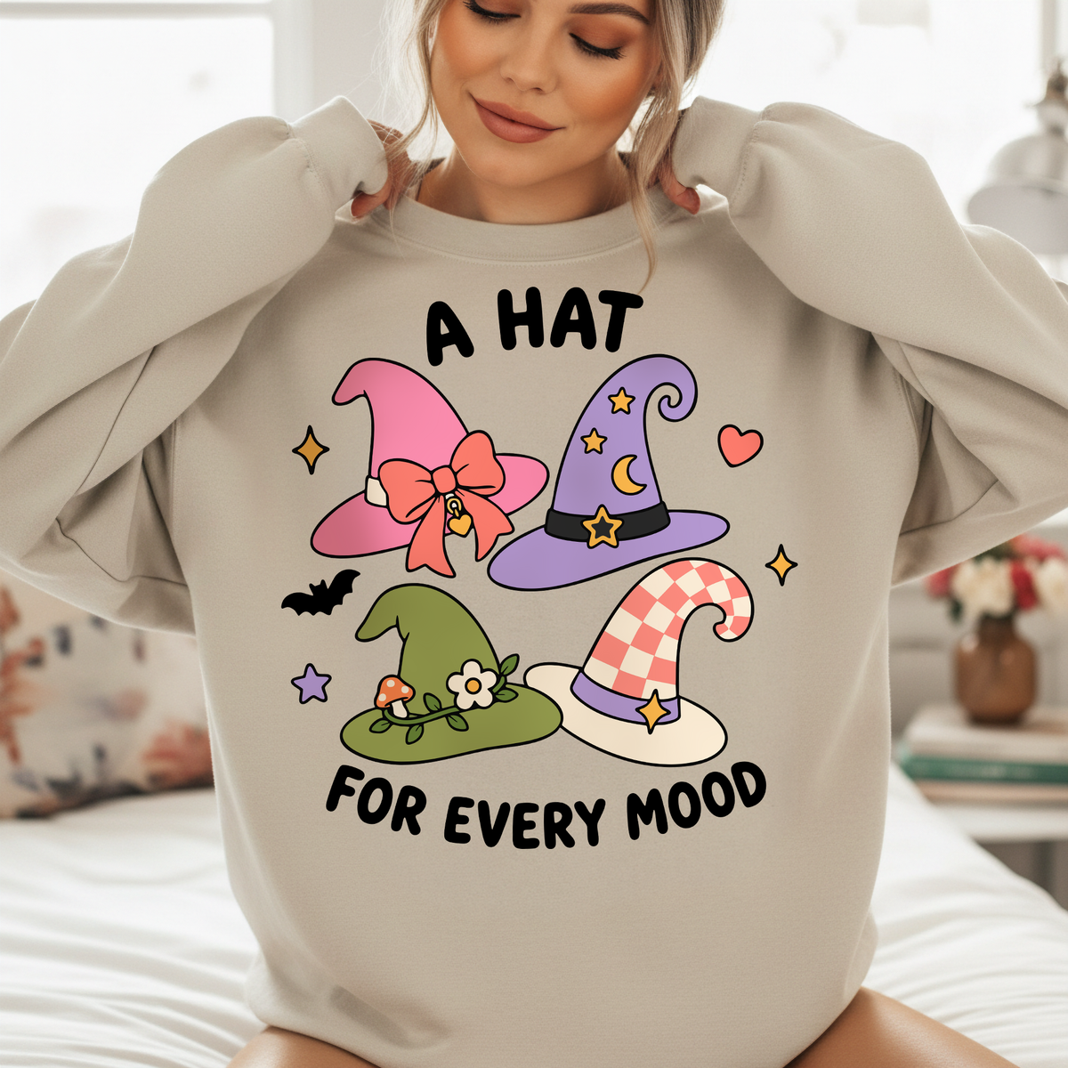 Witch "A Hat for Every Mood" PNG SVG