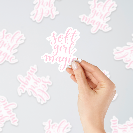 Quote Sticker - Soft Girl Magic