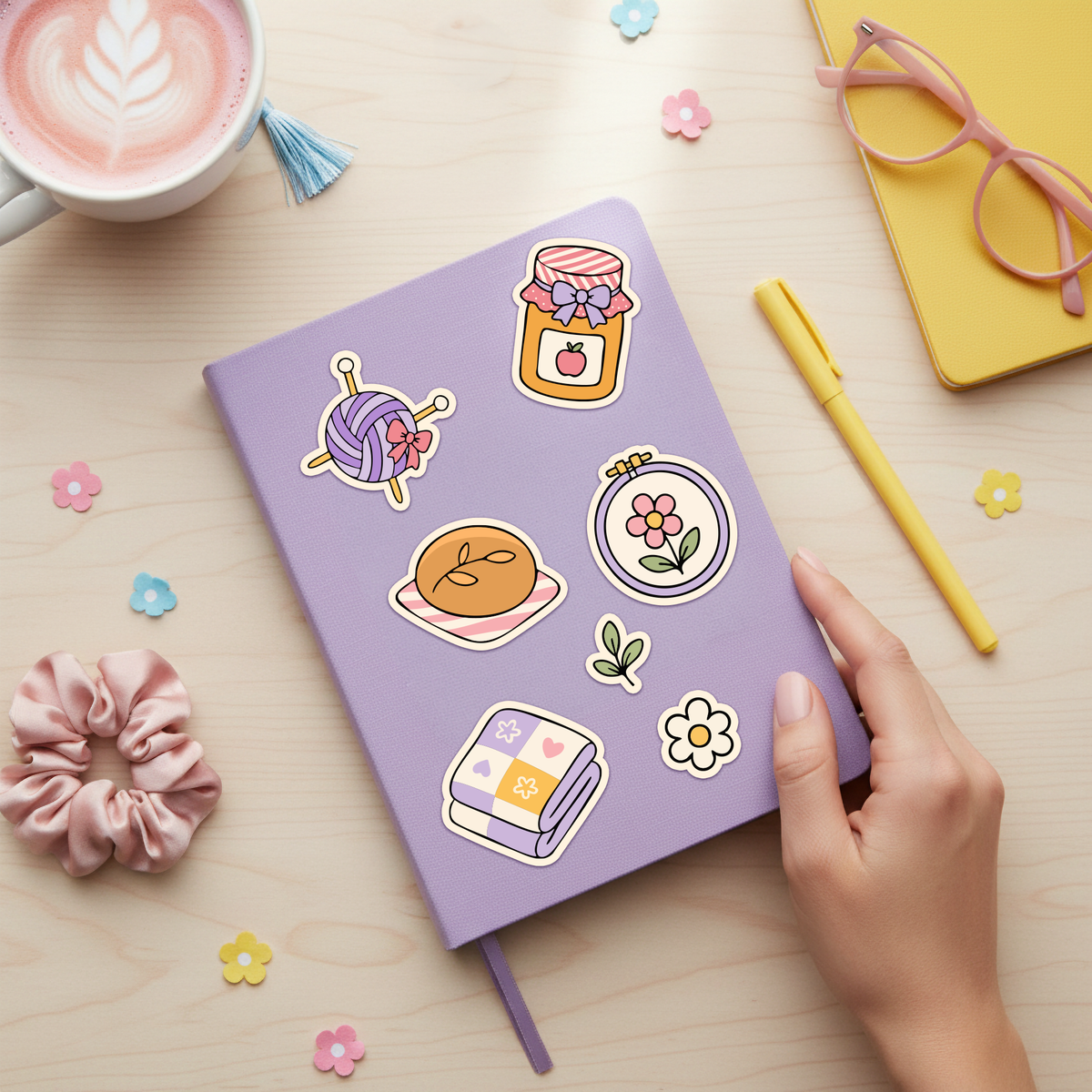 Just a Girl With Grandma Hobbies PNG SVG